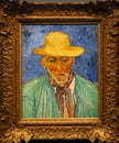 Vincent van gogh painting portrait of old man at Orsay Museum in Paris